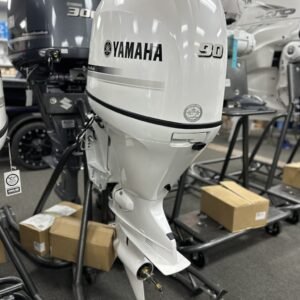Yamaha F90LB2 90HP Pearl White Special Edition Outboard Motor